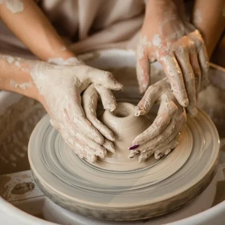 Couple Wheel Pottery