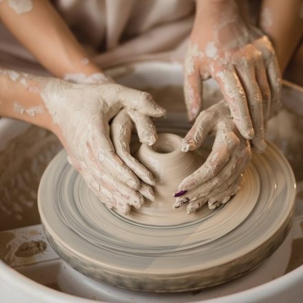Couple Wheel Pottery